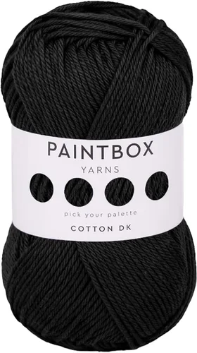 Vista 11 de Paintbox Yarns - Hilo 100% algodón DK, 1.76 onzas, 137 yardas, 410.1 ft #401 Papel blanco