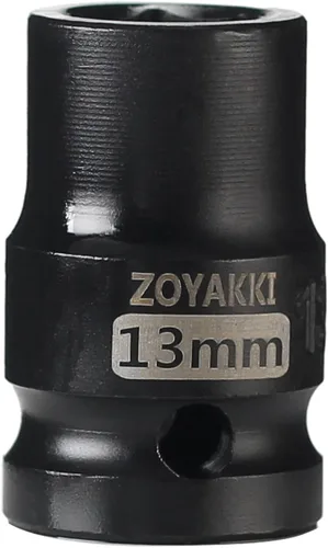 Vista 79 de Juego de llaves de impacto de 6 puntas de 1/2 pulgada - 1-1/2" (SAE), CR-MO, llave de eje de 1/2 pulgada de 6 puntas para fácil remoción de tuercas