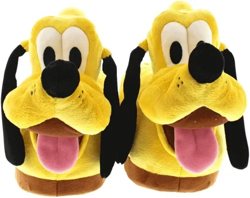 Vista 258 de Happy Feet - Pantuflas con licencia oficial de Disney y Pixar, pantuflas figurales para hombres, mujeres, niños, como se ve en Shark Tank