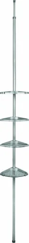Vista 9 de Better Living Products 70040 ULTI-MATE - Soporte para poste de ducha de aluminio a prueba de óxido, sin tamaño, color blanco