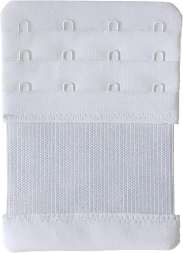 Vista 3 de Extensores de brasier, 4 ganchos, elástico, extensión, cómodo, paquete de 3
