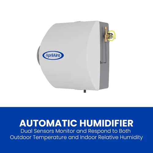 Vista 2 de AprilAire 600 Humidificador para toda la casa, humidificador automático de alta salida para conectar al sistema de ventilación, humidificador
