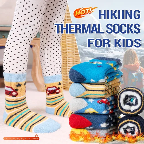 Vista 50 de Eocom 6 pares de calcetines de invierno cálidos de lana para niños y niñas