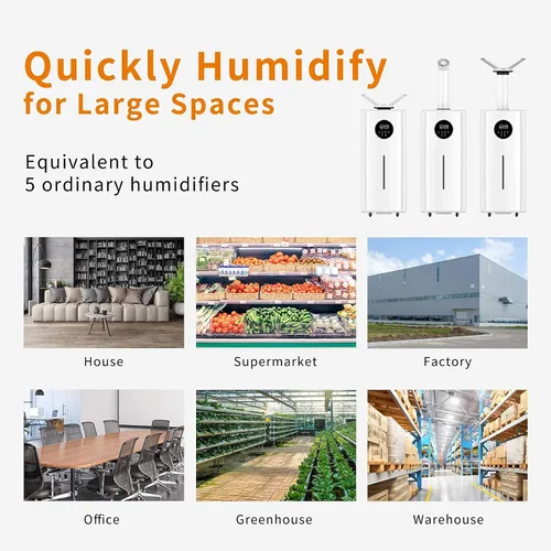 Vista 6 de LACIDOLL Humidificadores para Habitación Grande Humidificador de Toda la Casa para el Hogar 2000 pies cuadrados, 5.5Gal Humidificador de Niebla Fría