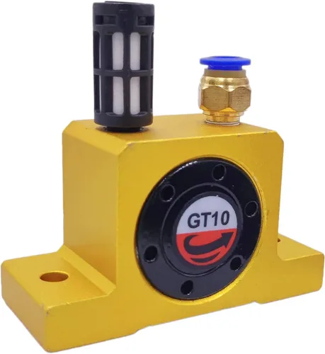 Vista 4 de Vibrador neumático de turbina de aire GT10 Serie GT Vibrador de turbina neumática 1/8 "Componentes del sistema neumático industrial Vibradores