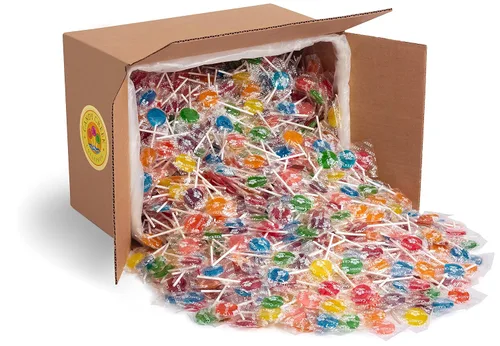 Vista 2 de Clásico 9 sabores de paletas de frutas, sin cerveza, 880 unidades, sin nueces - Candy Creek Lollipops