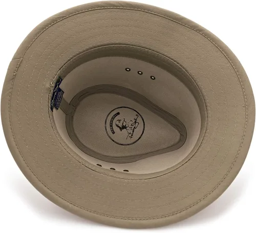 Vista 7 de Panama Jack Original Canvas Safari - Sombrero de sol para hombre, ala de 2 12 pulgadas, protección UPF (SPF) 50+