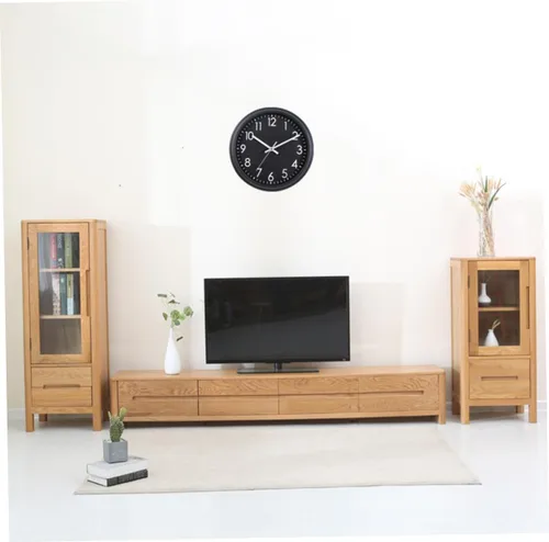 Vista 9 de Amosfun Reloj de pared silencioso redondo de 10 pulgadas con pilas Reloj de cuarzo para sala de estar dormitorio