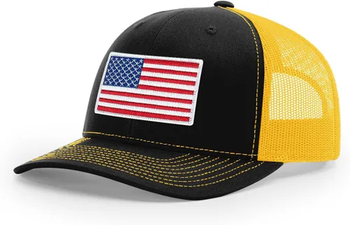 Vista 308 de Joe's USA Richardson 112 - Gorras de camionero con parche gráfico personalizado - Gorras estructuradas de cinco y seis paneles Richardson Premium