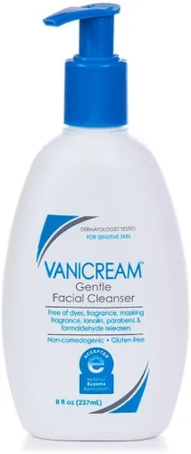 Vista 6 de Vanicream Champú (12 onzas líquidas) limpiador facial suave con dispensador de bomba (8 onzas líquidas) Paquete de gel corporal suave (12 onzas)