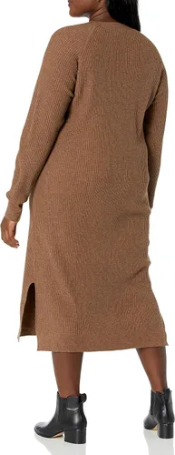 Vista 5 de The Drop Renata Rib - Vestido midi para mujer