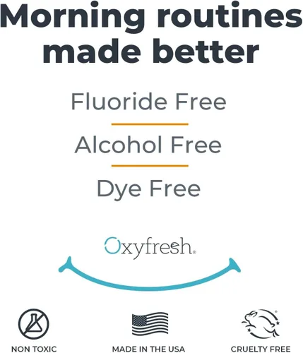 Vista 9 de Enjuague bucal prémium Oxyfresh Pro Formula Fresh Mint – Enjuague bucal patentado de zinc para aliento fresco durante todo el día y encías