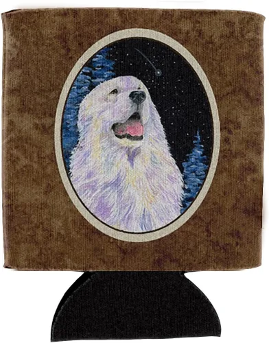 Vista 23 de Caroline's Treasures SS8447CC Starry Night English Bulldog - Enfriador para latas o botellas, lavable, funda plegable con aislamiento para bebidas
