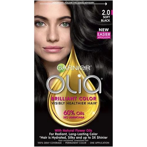 Vista 32 de Garnier Olia Tinte de cabello sin amoníaco [5.60] rojo granate medio, 1 unidad 5.6 Rojo granate medio