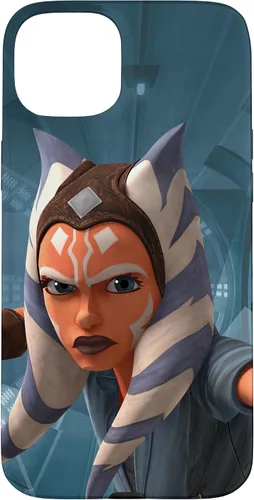 Vista 9 de Carcasa azul Ahsoka Tano para iPhone 13 Pro Max Star Wars The Clone Wars