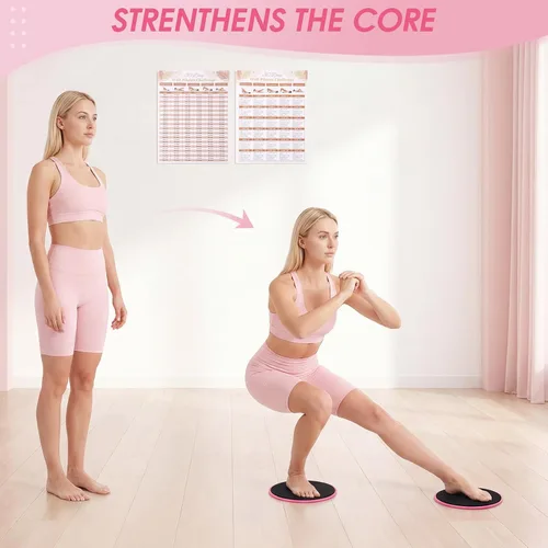 Vista 7 de Pilates Equipment,Pilates Kit with 15" Pilates Ring,2 9.8" Ball,Resistance Bands,Ankle Weights, Sliders, Grip Socks, Pilates Towel,30-Day Challenge