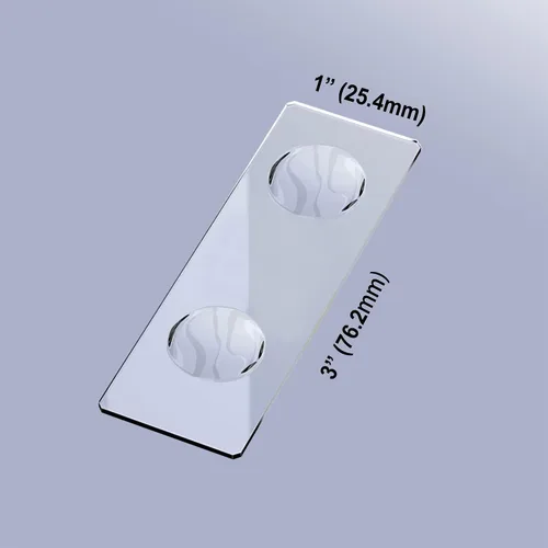 Vista 2 de VSP104 72 piezas de diapositivas de microscopio cóncavo doble