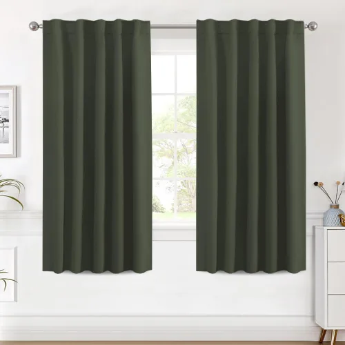 Vista 161 de H.VERSAILTEX Cortinas Opacas con Aislamiento Térmico, Paneles de Tratamiento de Ventanas que Oscurecen la Habitación, Cortinas Opacas para Sala