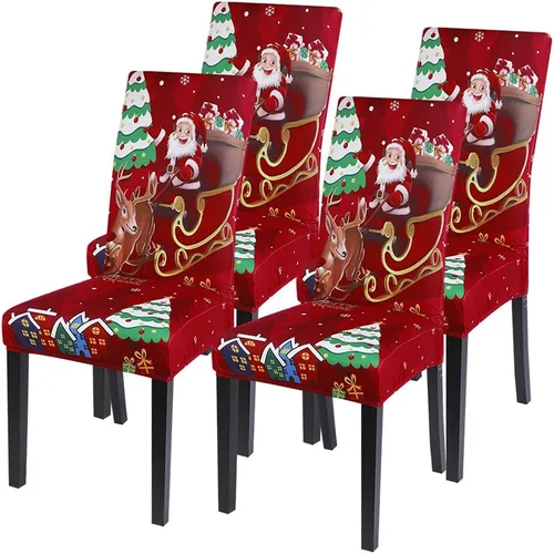 Vista 68 de SearchI Juego de 2 fundas elásticas para sillas Parsons de comedor, fundas elásticas con estampado de elastano, extraíbles, lavables, fundas