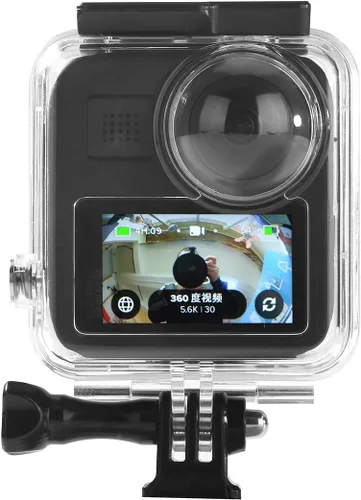 Vista 10 de Accesorios para Gopro Max Funda de aleación de aluminio, carcasa protectora de marco con interfaz de zapata compatible con GoPro MAX lente