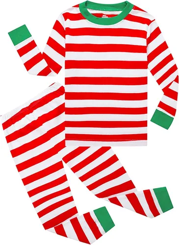 Vista 18 de KikizYe - Conjunto de pijamas para niños y niñas pequeños y grandes, ropa de dormir de 100% algodón 33/4 piezas/dinosaurio