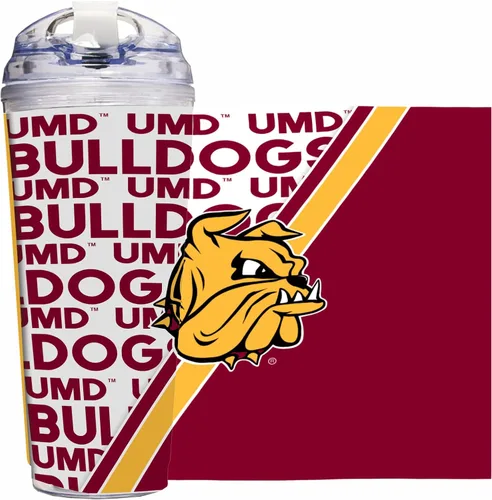 Vista 79 de Rico Industries Taza acrílica NCAA estándar de 24 onzas con tapa con bisagra, taza de doble pared oficialmente licenciada con pajita