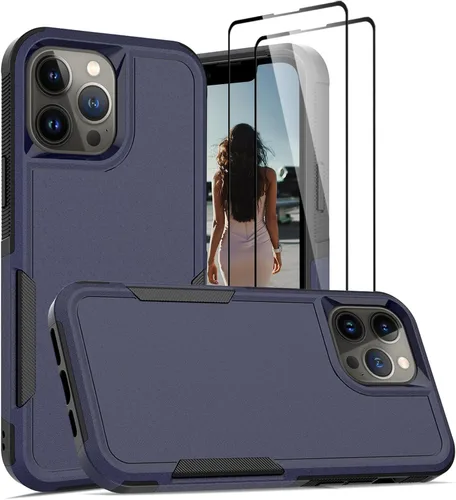 Vista 100 de Jeylly Funda para iPhone SE/Funda para iPhone 5S, Exterior de Plástico Duro que Absorbe Golpes + Interior de Silicona de Goma Defensor contra