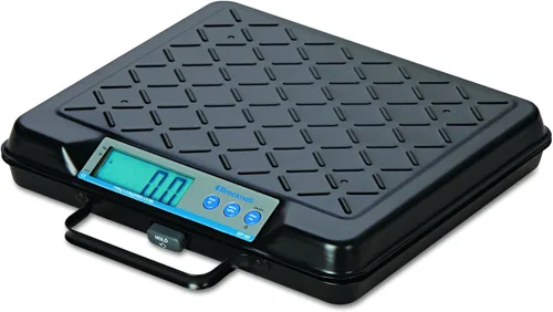 Vista 4 de Brecknell GP100 Báscula electrónica portátil para banco, capacidad de 100 libras, plataforma de 12 x 10