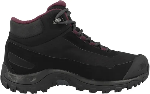 Vista 3 de Salomon Shelter Climasalomon - Botas de invierno impermeables para mujer, NegroÉbanoCata de Vino