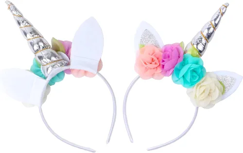 Vista 3 de Diadema de unicornio para niñas, fiesta de aniversario, Little Pony, Halloween, cosplay, tiara para mujeres, adultos y niños