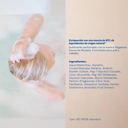 Vista 11 de Mustela Set de regalo para la hora del baño para bebés, esenciales para el cuidado de la piel del bebé con aguacate natural, contiene loción