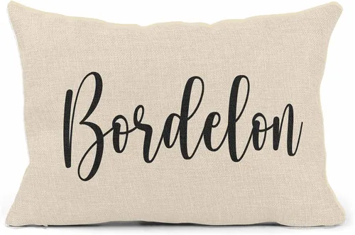 Vista 8 de Girls Love A Monogram Almohadas de boda para parejas, almohada personalizada única con nombres, regalo de inauguración de la casa (diseño 1)