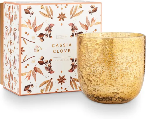 Vista 4 de Illume Cassia Clove - Vela pequeña de mercurio lijado de lujo