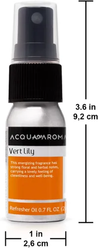 Vista 5 de Acqua Aroma Aceite refrescante Vert Lily 0.7 onzas líquidas (0.7 fl oz)