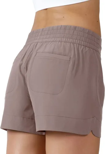 Vista 3 de 90 Degree By Reflex Pantalones cortos ligeros de tejido elástico con bolsillos laterales