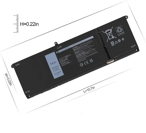 Vista 4 de Batería de repuesto para portátil Dell Inspiron 15 3520 3511 3515 3510 5510 5515 5515 5310 5310 5635 5625 5630 5635 7415 7435 7425 7430 7445 2n1