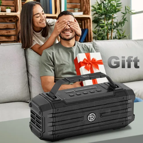 Vista 9 de Altavoz Bluetooth de 120W Pico 80W Portátil Inalámbrico Hi-Fi Fuerte para Exteriores IPX6 Impermeable Altavoces Grandes para Fiestas con Graves