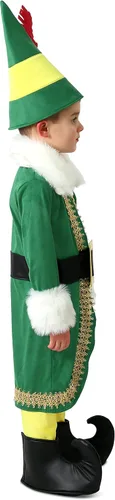 Vista 6 de Princess Paradise - Disfraz de Buddy the Elf para niños, talla XS