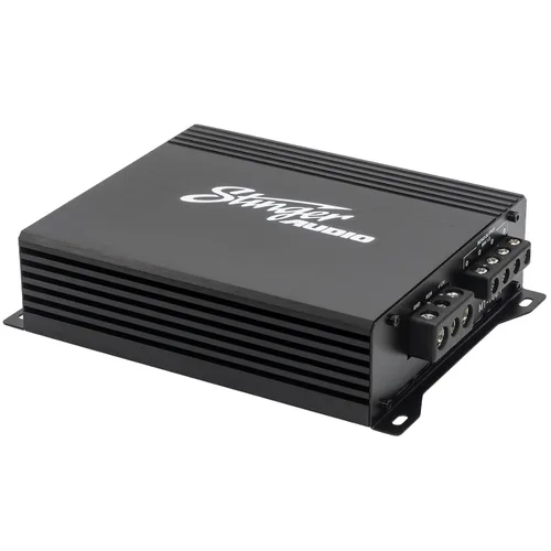 Vista 3 de STINGER Audio MT-700.1V2 Monoblock de 700 Watts RMS Amplificador de Subwoofer Compacto para Audio de Coche con Control Remoto, Botón de Graves