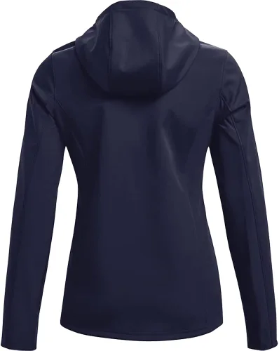 Vista 2 de Under Armour ColdGear - Chaqueta de parka con capucha y cremallera completa para mujer
