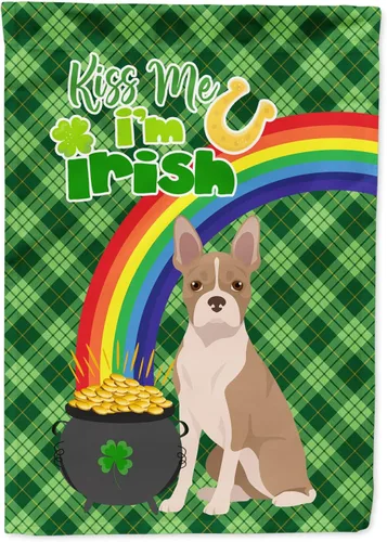 Vista 70 de Caroline's Treasures WDK4731GF - Bandera decorativa para jardín del día de San Patricio, color negro y tostado, Airedale Terrier, para jardín