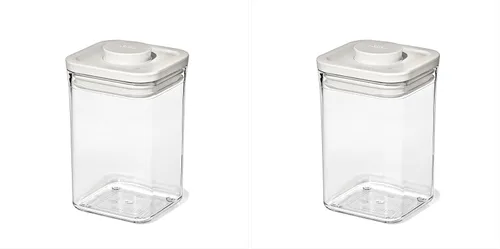 Vista 13 de OXO Good Grips Recipiente POP para mascotas – 2.6 L/2.8 Qt Ideal para hasta 3 libras de comida para perros o 2 libras de comida para gatos Blanco