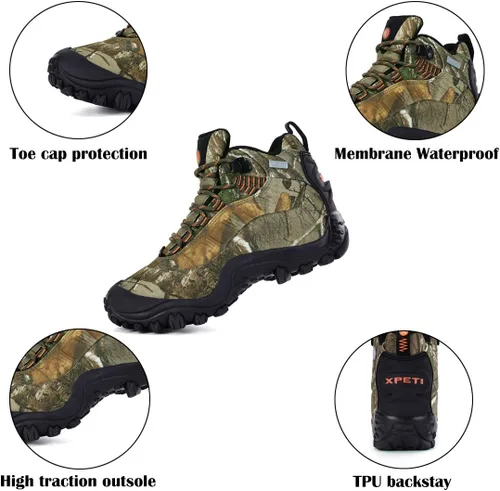 Vista 3 de XPETI Thermator Botas de senderismo impermeables para hombre