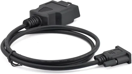 Vista 3 de iKKEGOL 1M 3.3ft DB9 Serial RS232 Puerto hembra a macho OBD2 OBDII 16 Pin OBD Adaptador de cable de extensión de diagnóstico Conector de cable