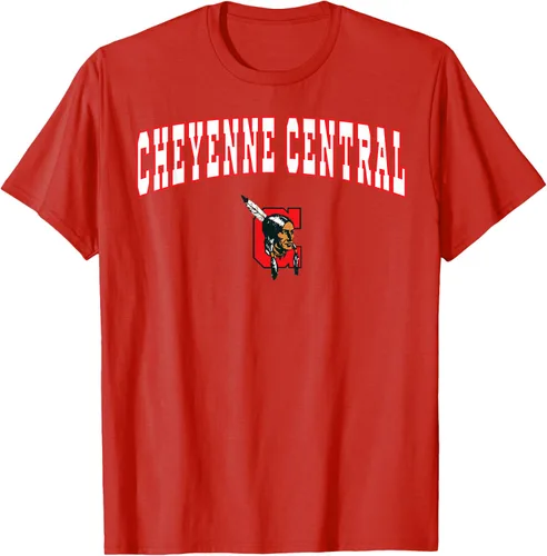 Vista 55 de Cheyenne Central High School Indians T-Shirt C2