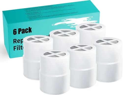 Vista 7 de Paquete de 3 filtros de repuesto para cabezal de ducha JOLIE, compatible con cartucho de filtro de ducha JOLIE, reduce el cloro, metales pesados e