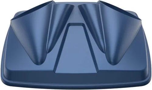 Vista 82 de Tapas de altavoz dobles de 8 pulgadas a juego para Advanblack/OEM Harley Rushmore estilo Razor, Chopped & King Tour Pak Whisky ámbar