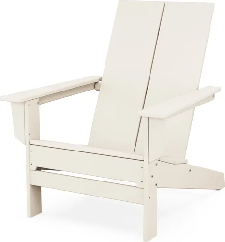 Vista 6 de POLYWOOD - Silla plegable contemporánea moderna Adirondack en gris pizarra Plegable Gris Pizarra