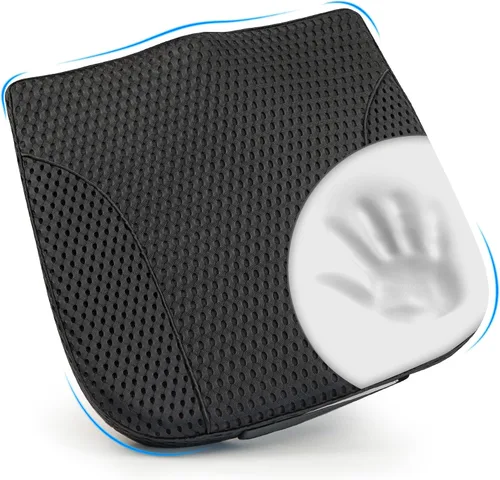 Vista 13 de Lofty Aim Cojín de asiento de automóvil, cómoda almohada de asiento de espuma viscoelástica para conducir, alivio del dolor de espalda y ciática