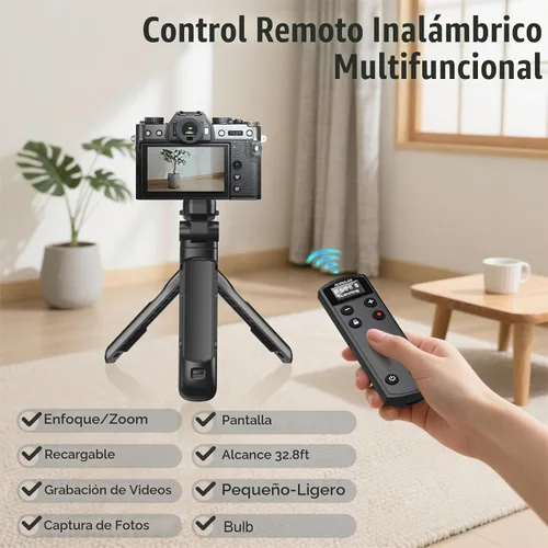 Vista 3 de AODELAN para trípode de cámara Fujifilm con disparador recargable